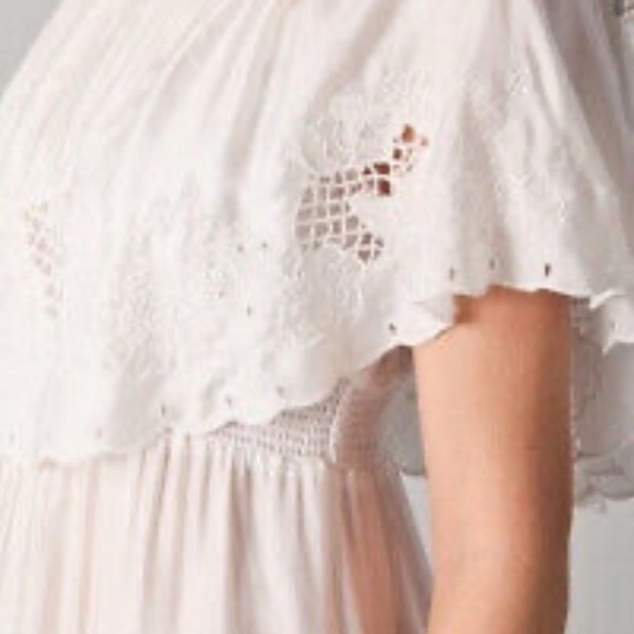 Free People Cutwork dream sundress 100% viscose lace detail - Picture 7 of 15